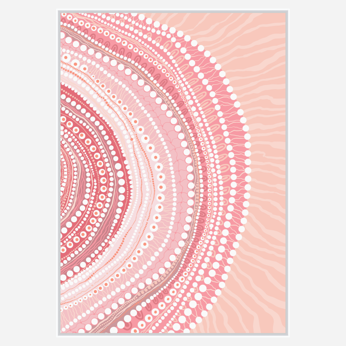 Print on paper - Blooming Female - Earth