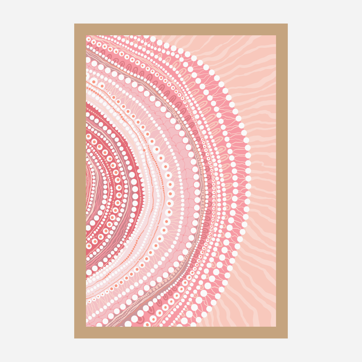 Print on paper - Blooming Female - Earth