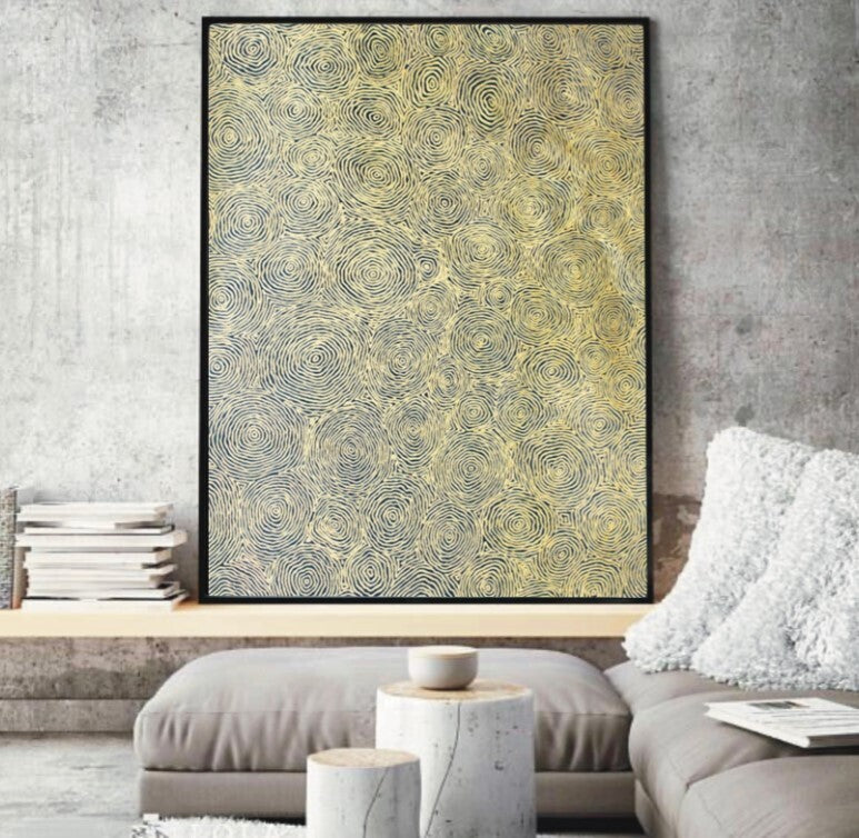 Golden dry waterholes - Original