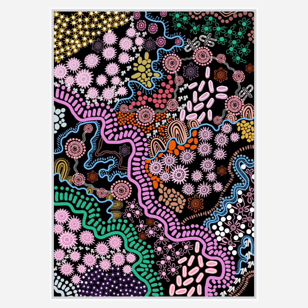 Country in colour (Dark)